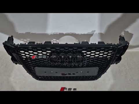 Front Grille RS-Style (2007-2011, black) for Audi A5 2007-2015 - video 1