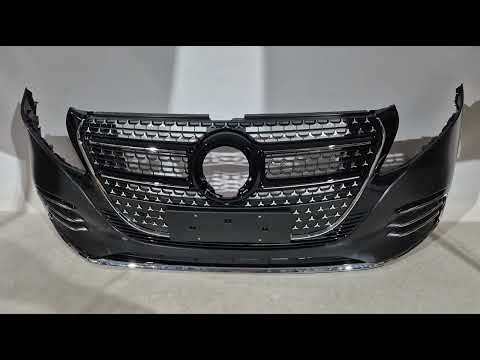 Front bumper assembly (V-Class 2025 design) for Mercedes Vito/V-class W447 2014- - video 2