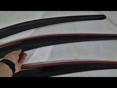 Window Deflectors (SD, 4 pcs, DPT) for Volkswagen Passat B8 2015-2023 - video 1