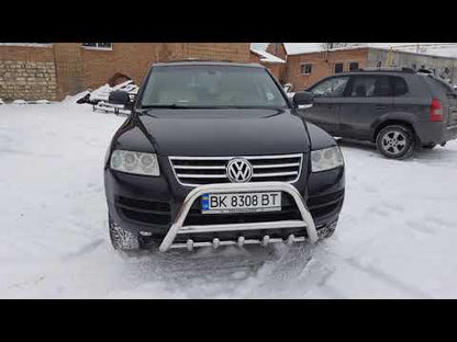 Bull Bar WT003 Special (Stainless Steel) for Volkswagen Touareg 2002-2010 - video 1