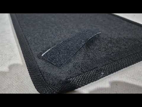 Carpet Floor Mats Base V-1 (black) for Mercedes Sprinter W906 2006-2018 - video 1