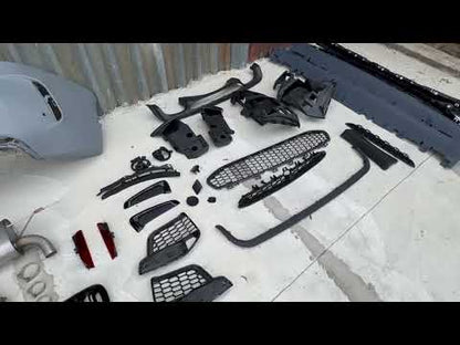 Body kit with exhaust system (X5M) for BMW X5 F-15 2013-2018 - video 1