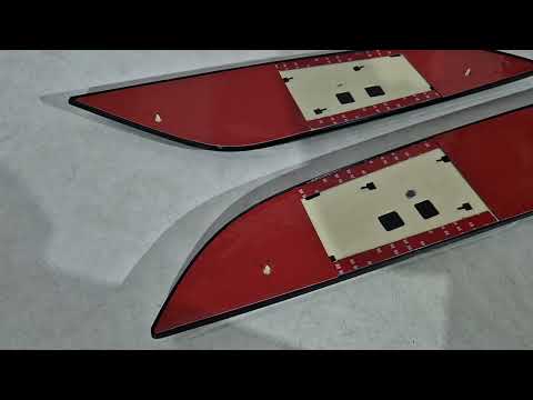 Hood Vent Covers (2 pcs) for Land Rover Defender 2019- - video 1