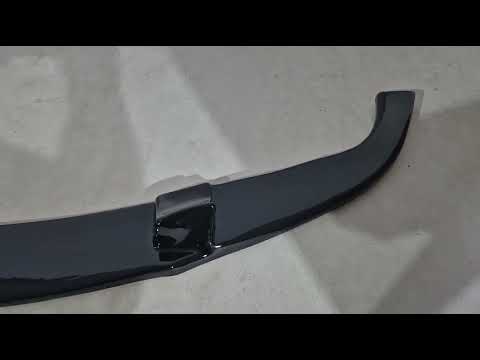 Front Lip DPT (No Fins, For M5 Hamann, Gloss Black) for BMW 5 Series E60/E61 2003-2010 - video 1