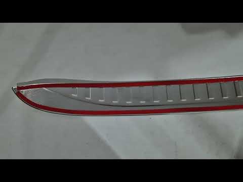 Rear Bumper Protector Carmos Stainless Steel V-2 for Mazda CX-3 2015- - video 1