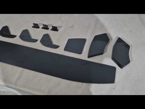 Rear Diffuser DPT V-1 (matte black) for Renault Clio IV 2012-2019 - video 1