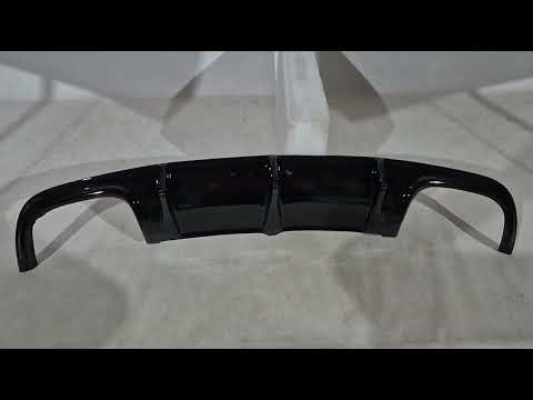 Rear Diffuser DPT (2007-2011, for AMG SD, Gloss Black) for Mercedes C-class W204 2007-2015 - video 1