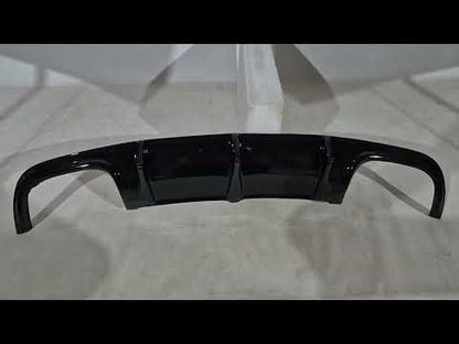 Rear Diffuser DPT (2007-2011, for AMG SD, Gloss Black) for Mercedes C-class W204 2007-2015 - video 1