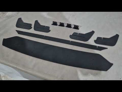 Rear Diffuser DPT V-5 (SD, Matte Black) for Skoda Octavia III A7 2013-2019 - video 1