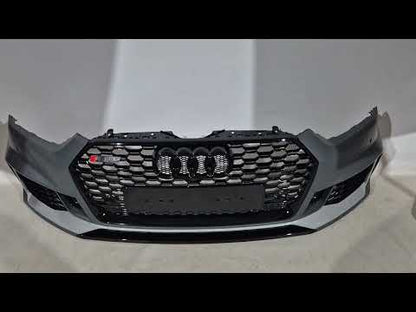 Front Bumper RS-Style (2016-2019) for Audi A5 2016-2025 - video 1