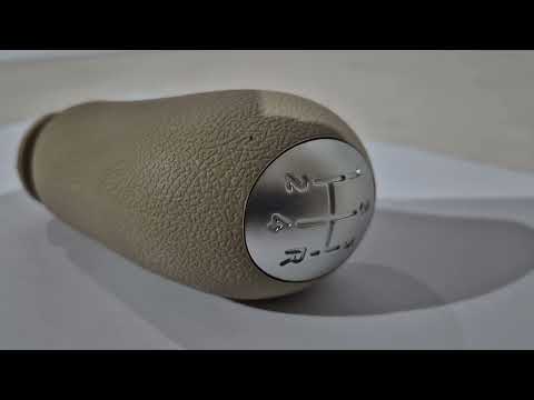Gear Shift Knob 8200079112 (beige with chrome) for Renault Logan I 2005-2008 - video 1