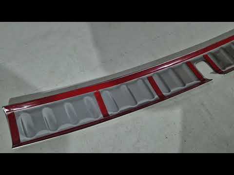 Carmos rear sill trim (for Mini COOPER U25 2023-, stainless steel) for Mini Countryman U25 2023- - image 1