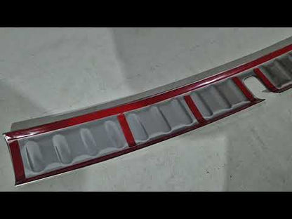 Carmos rear sill trim (for Mini COOPER U25 2023-, stainless steel) for Mini Countryman U25 2023- - image 1