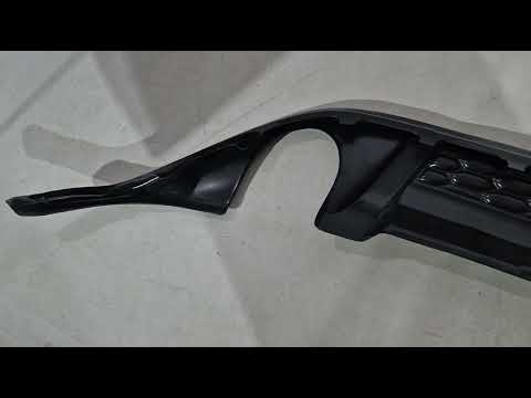 Rear Diffuser DPT V-2 (for GTI, 2012-2017, Gloss Black) for Volkswagen Golf 7/E-Golf 2012-2020 - video 1