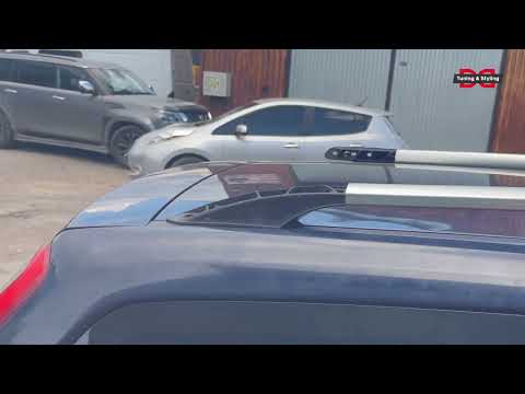 Aluminum Roof Rails (Caravan, Chrome) for Ford Focus II 2005-2008 - video 1