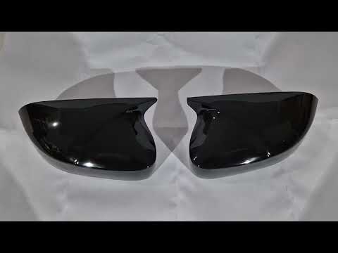 Mirror Covers RLine-Look (2 pcs) for Volkswagen Caddy 2015-2020 - video 1