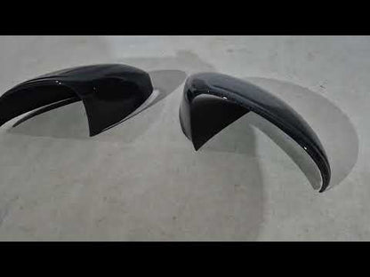Mirror Covers (Carbon) for Porsche Boxster/Cayman 982 (718) 2016- - video 1