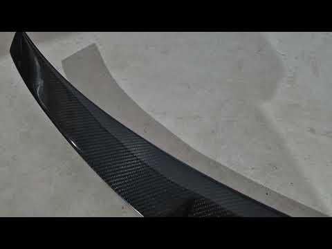 V6 Spoiler (for Sedan, Carbon) for Audi A4 B9 2015-2024 - video 1