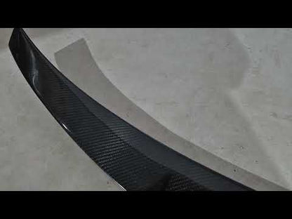 V6 Spoiler (for Sedan, Carbon) for Audi A4 B9 2015-2024 - video 1