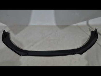 Front Lip DPT (2016-2020, Gloss Black) for Renault Megane IV 2016-2025 - video 1