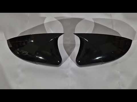 Mirror Covers RLine-Look (HB, 2 pcs) for Volkswagen Polo 2010-2017 - video 1