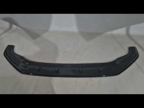 Front Lip DPT V-1 (for GTI, 2017-2019, Gloss Black) for Volkswagen Golf 7/E-Golf 2012-2020 - video 1
