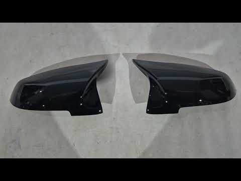 Mirror Covers M-Look 2013-2016 (with Clips, 2 pcs) for BMW 5 Series F-10/11/07 2010-2016 - video 1