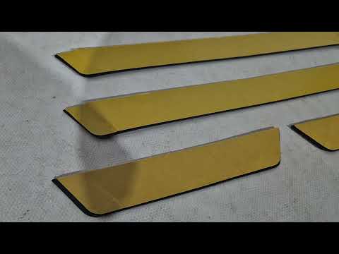 Door Sill Covers (4 pcs) for Mitsubishi Space Star 1998-2006 - video 1