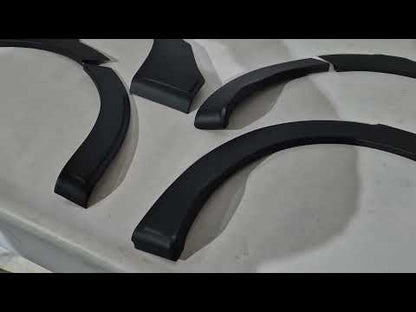 Fender Flares EuroCap (8 pcs, ABS) for Dacia Lodgy 2012-2022 - video 1