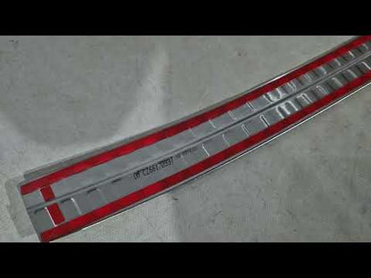 Rear Bumper Protector OmsaLine Stainless Steel for Skoda Kodiaq 2016-2023 - video 1