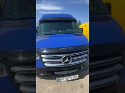 Side Steps Maya Red (2 pcs, Aluminum) for Mercedes Sprinter W907/W910 2018- - video 1