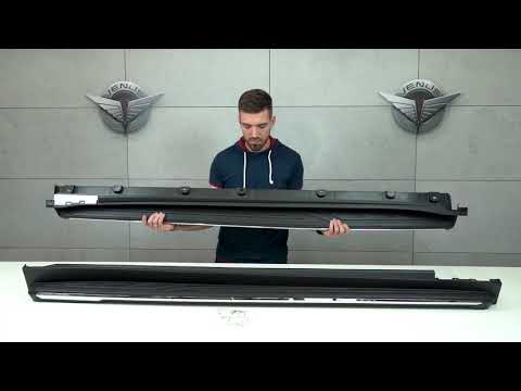 Side Steps (2 pcs) for Alfa Romeo Stelvio 2016- - video 1
