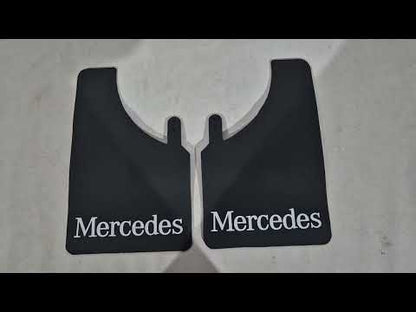 Universal Mud Flaps Polytep (230*375, 2 pcs) for Mercedes - video 1