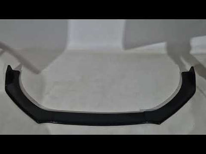 Universal Front Lip Spoiler DPT V-2 (ABS, Gloss Black) - video 1