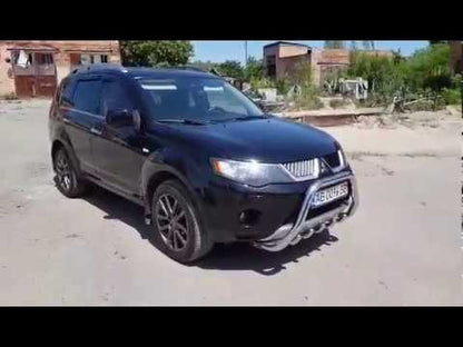 The WT004 bumper guard (stainless) for Mitsubishi Outlander 2006-2012 - image 1