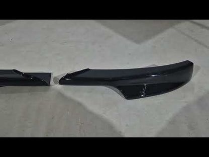 Front Flap Extensions DPT (for E90 M-Sport 2008-2011, Gloss Black, 2 pcs) for BMW 3 Series E90/E91 2005-2011 - video 3