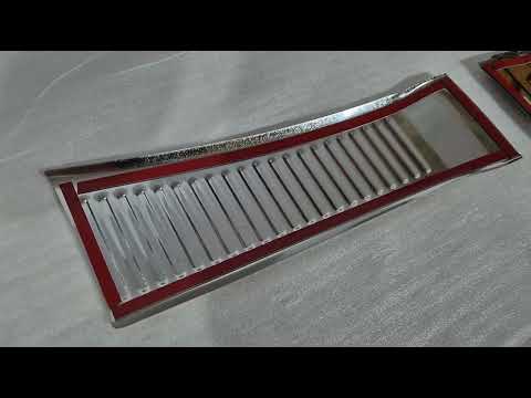 Stainless Steel Rear Bumper Protector Carmos (glossy) for Suzuki SX4 S-Cross 2021- - video 1