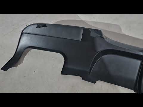 Rear Diffuser DPT V-3 (for E90 M-Sport, Gloss Black) for BMW 3 Series E90/E91 2005-2011 - video 1