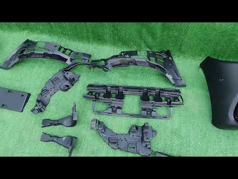 Body kit with diffuser (AMG C63-design 2018-2021) for Mercedes C-сlass W205 2014-2021 - video 1