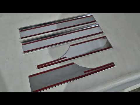 Interior sill guards (unmarked, steel) for Volkswagen Caddy 2010-2015 - image 1
