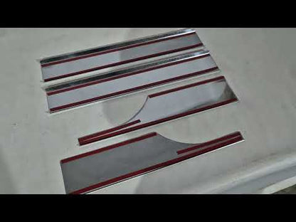 Interior sill guards (unmarked, steel) for Volkswagen Caddy 2010-2015 - image 1
