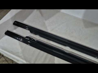 Side Skirts DPT (Gloss Black) for Mercedes E-сlass W213 2016-2023 - video 1
