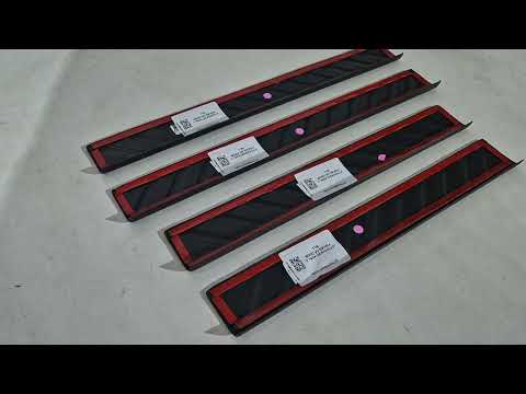 Door Sill Covers EuroCap (4 pcs, ABS) for SsangYong Musso ІІ 2018- - video 1