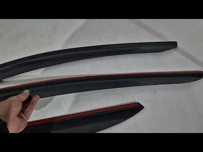 Window Deflectors (4 pcs, DPT) for Peugeot 3008 2016-2023 - video 1