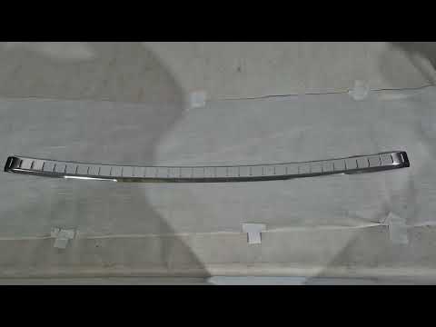 Rear Bumper Protector Carmos Stainless Steel Gloss for Dacia Duster 2024- - video 1