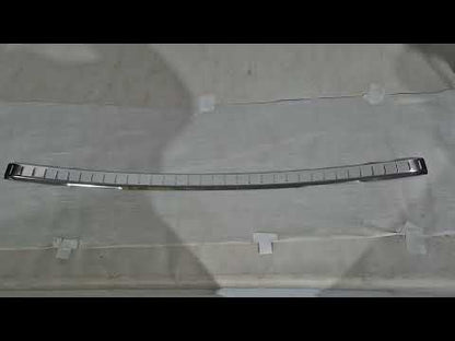 Rear Bumper Protector Carmos Stainless Steel Gloss for Dacia Duster 2024- - video 1