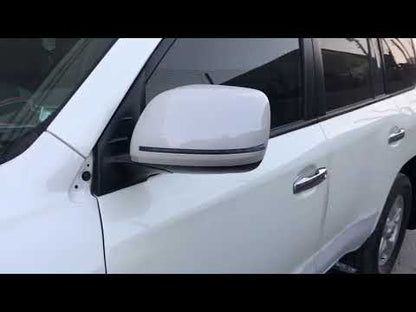 Mirror covers (with LED repeater, style 2020) for Toyota Land Cruiser 200 - image 1