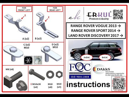 Attachment to side thresholds for Range Rover Sport 2013-2022 - image 2