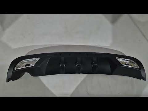 Universal Rear Diffuser DPT Sport V-2 (ABS) (Gloss Black) - video 1