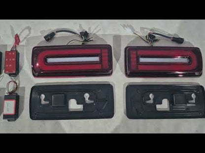 Tail Lights G-design V2 for Mercedes G сlass W463 1990-2018 - video 1